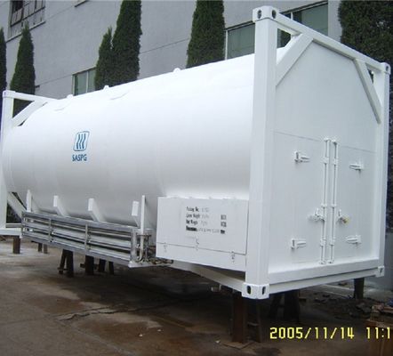 Cryogene de Opslagtank zcf-3000/8 van het Werkdruk0.78mpa Koolstofstaal