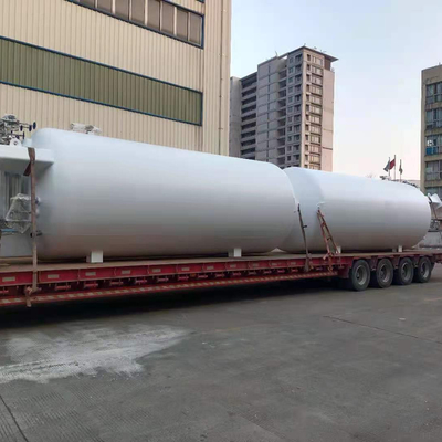 Horizontale Cryogene de Opslagtank 2.2MPa van Co2 q235-B van 16MnDR Vloeibare