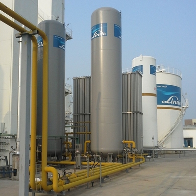 Van de de Luchtscheiding van ASME Vloeibare van de de Eenheids Cryogene Zuurstof Generator 99,6% O2 99,99% N2