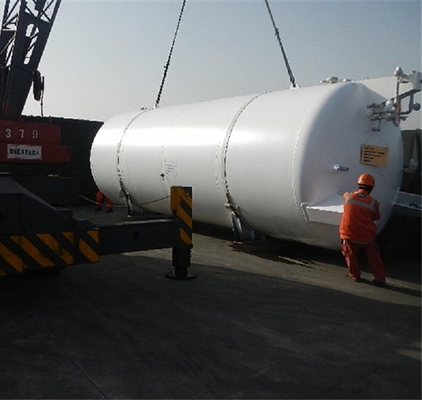 verticale cryogene vloeibare zuurstoftank