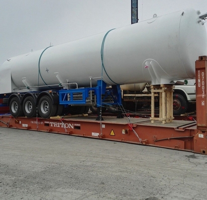 mobiele cryogene vloeibare tankcontainer