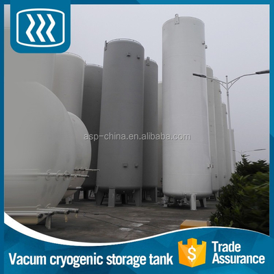 20 ton Cryogene LAr van de Opslagtank LO2 LN2 Verticale Horizontaal van de LNGtank