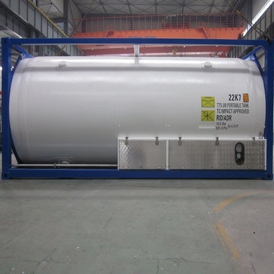 LAR LNG LO2 LN2 20 ' Cryogene Opslagtank sa-240M 304 T75-Tankcontainer
