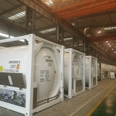 LAR LNG LO2 LN2 20 ' Cryogene Opslagtank sa-240M 304 T75-Tankcontainer