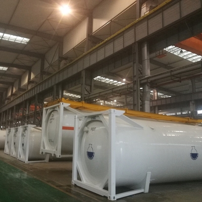 LAR LNG LO2 LN2 20 ' Cryogene Opslagtank sa-240M 304 T75-Tankcontainer