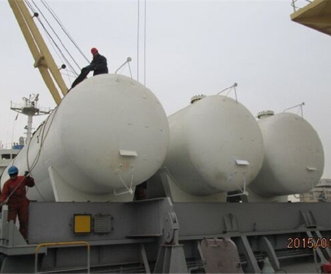 Horizontale Cryogene de Opslagtank 2.2MPa van Co2 q235-B van 16MnDR Vloeibare